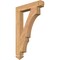 Ekena Millwork Balboa Arts & Crafts Smooth Bracket, Western Red Cedar, 3 1/2"W x 22"D x 34"H BKT04X22X34BOA03SWR - alternate 1